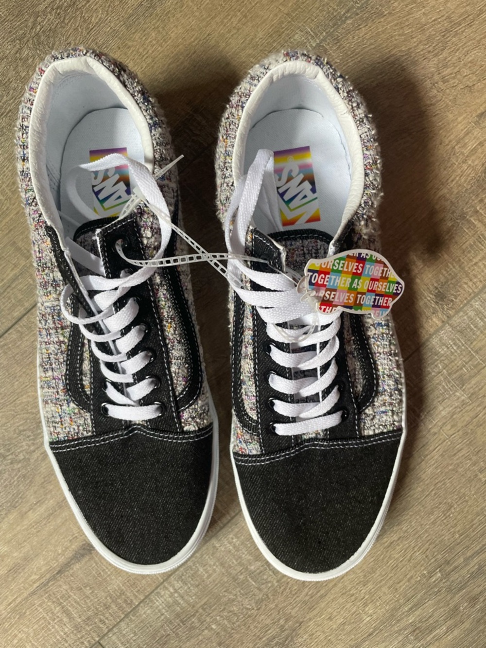 Vans Old Skool Together As Ourselves Pride Rainbow Tweed Sneakers